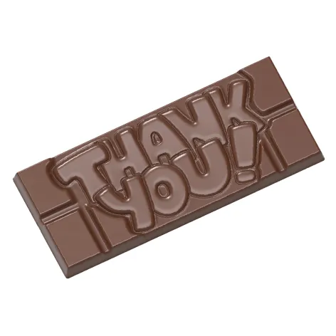 Chocolate Mould Tablet; Thank You - each